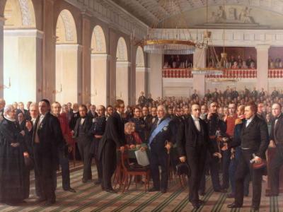 Grundlovgivende_rigsforsamling-Constantin_Hansen 1860-1864